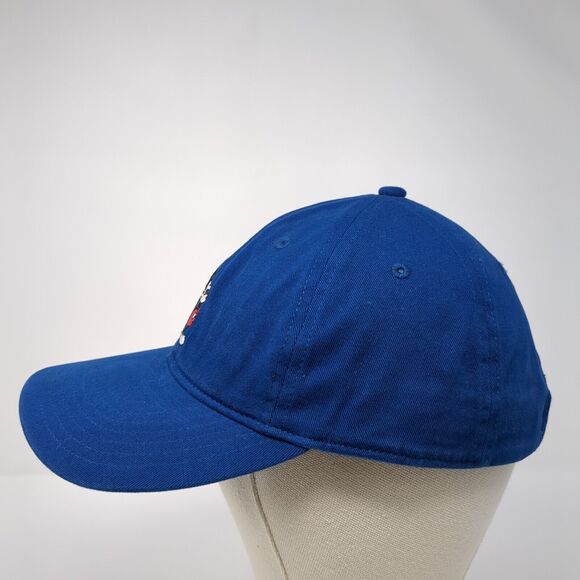 Mickey Mouse Slideback Hat Blue One Size Adjustable Embroidered 6 Panel Disney - Picture 3 of 9